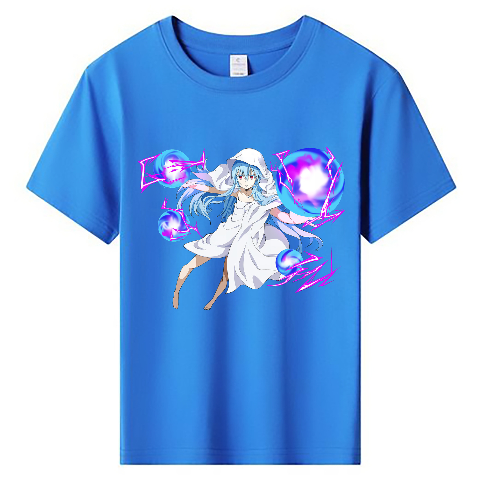 （画像用） 転スラ Regarding Reincarnated to Slime 綿100％キッズTシャツ（フロントプリント）